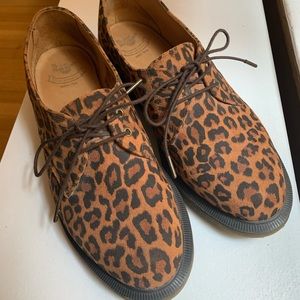 Dr. Martens 1461 leopard shoes